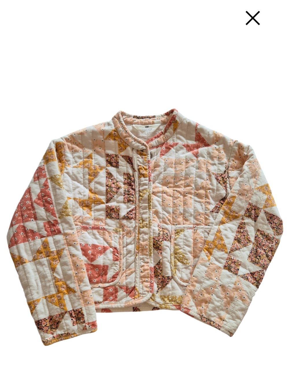 H&M- Quilted Patchwork Kids Jacket (Sz 6)
